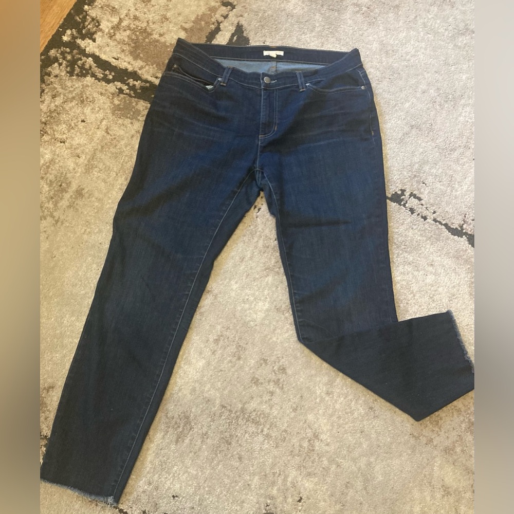 Eileen Fisher Women's Dark Blue Jeans